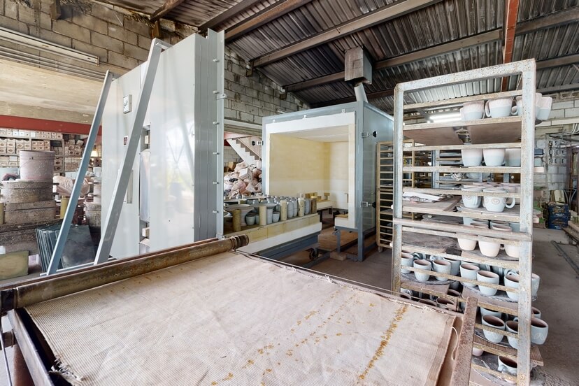 Kiln at Earthworks Pottery in Barbados