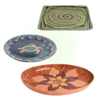 Platters ceramics
