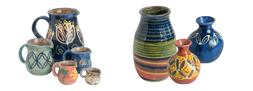 Product Range: Mugs, Jugs and Vases