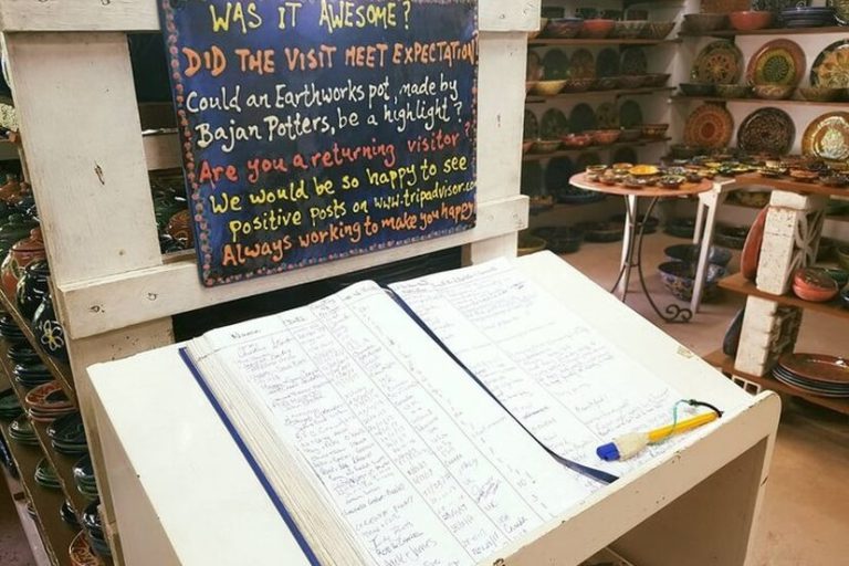 Pottery Studio Tour at Earthworks Pottery